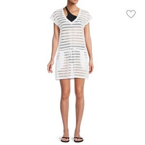 Calvin Klein Swim Cover  L/XL White